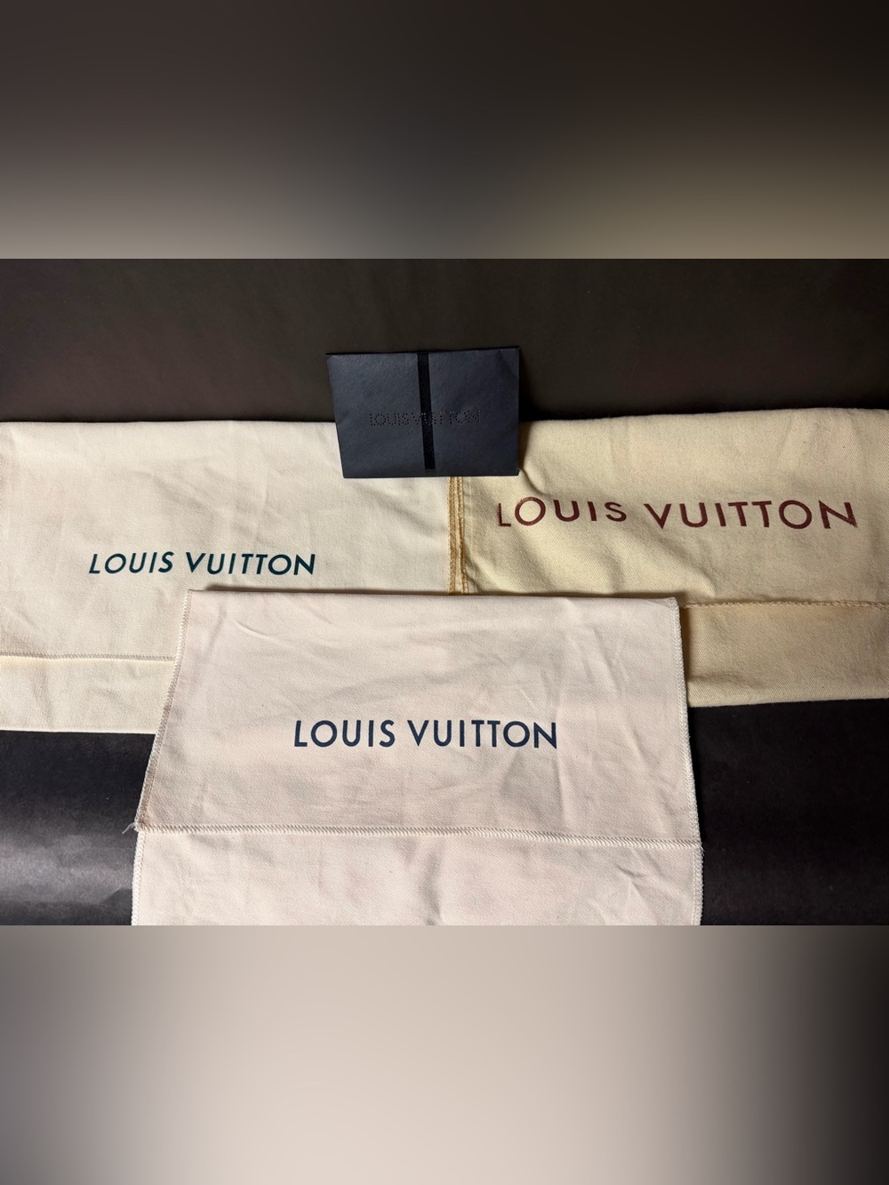 Louis Vuitton Dust Bags Set of 3